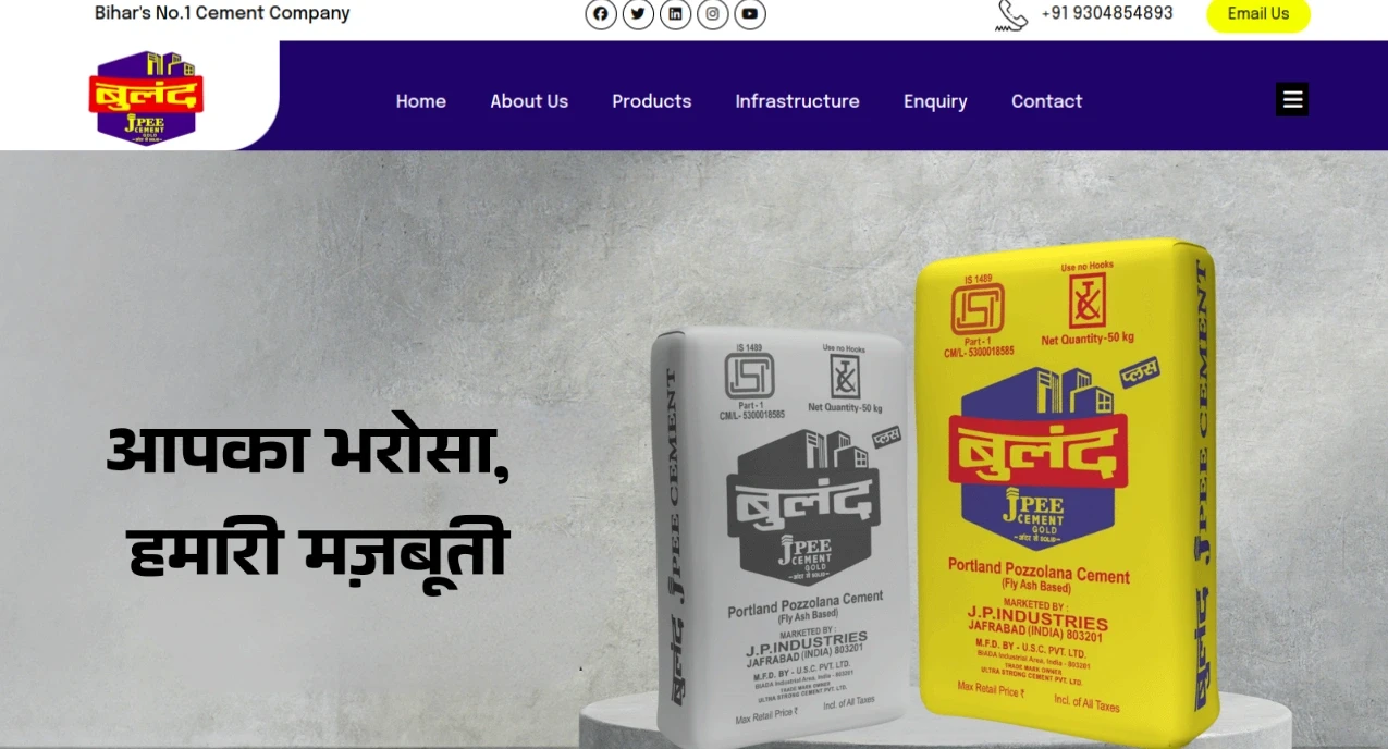 JpBulandcement.com